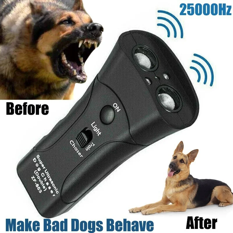 Bark Caydırıcılar LED Anti Bark Cihazı Köpek Eğitim Kovucu Ultrasonik Anti Bark Dur Barking Köpek Eğitim Pet Eğitim Aracı
