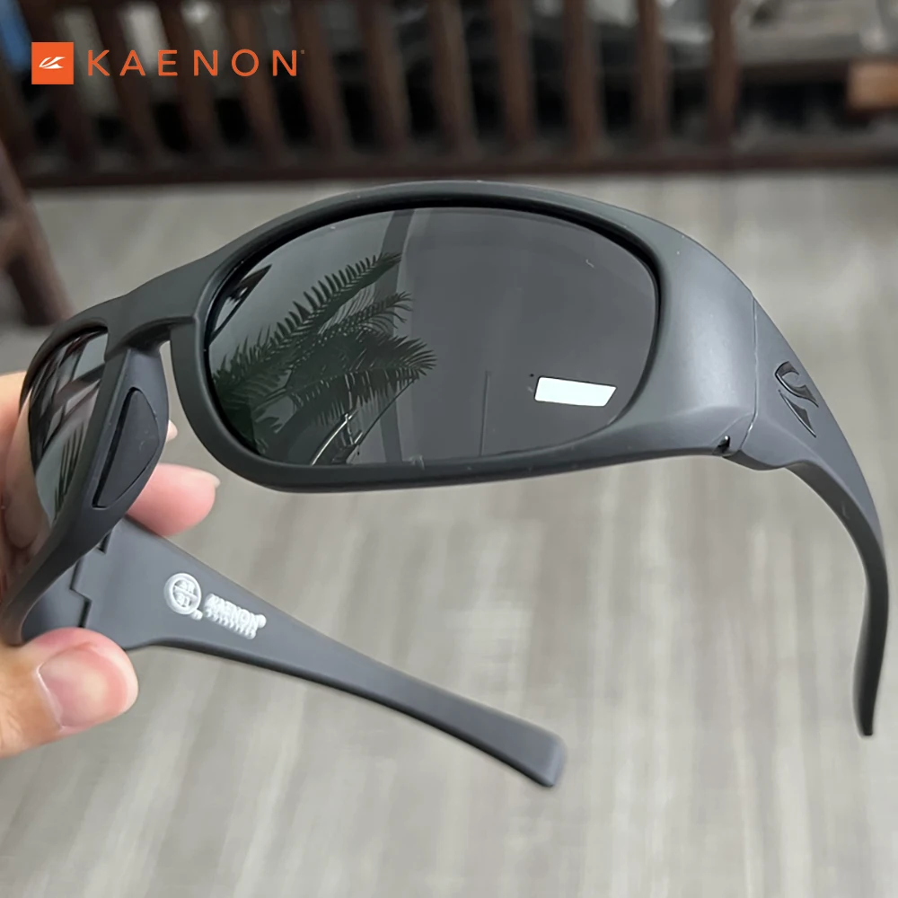 Yeni geldi Serin Siyah Kaenon Polarize Güneş Gözlüğü erkekler Marka Tasarımcısı kadın Sürüş Balıkçılık TR90 gözlükleri UV400