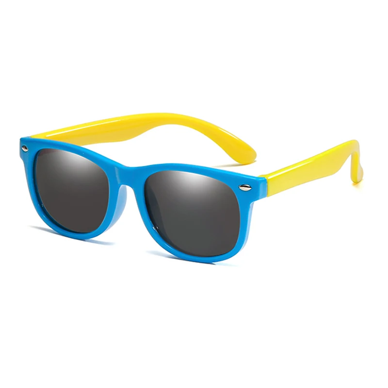 Çocuk Kare Polarize Güneş Gözlüğü Erkek Kız güneş gözlüğü Çocuklar UV400 Shades Gözlük