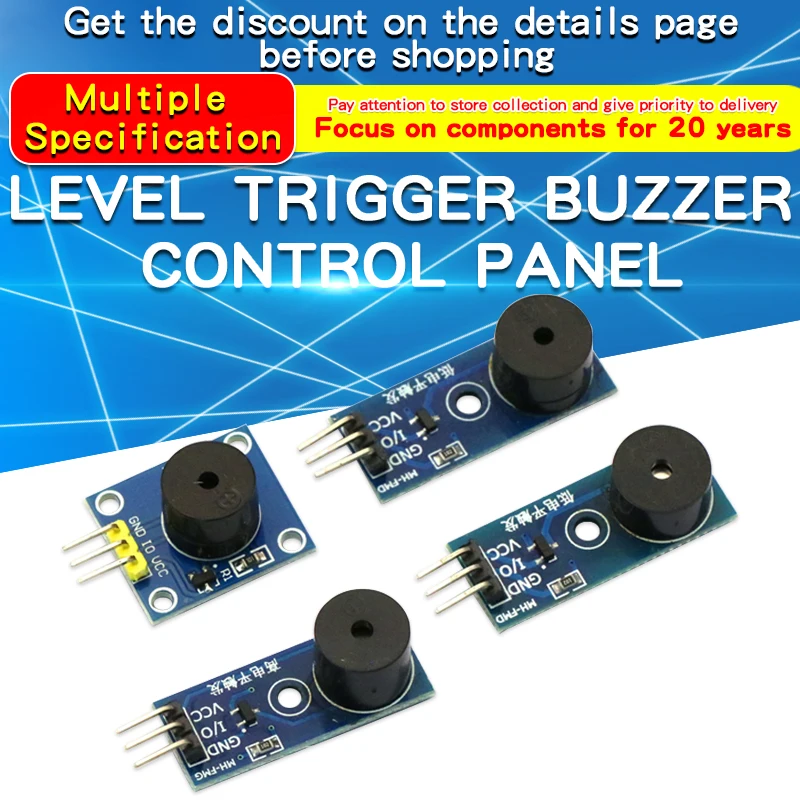 1 ADET Aktif / Pasif Buzzer Modülü Yüksek / Düşük Seviye Tetik Buzzer kontrol panosu Ses Sensörü Akıllı Araba