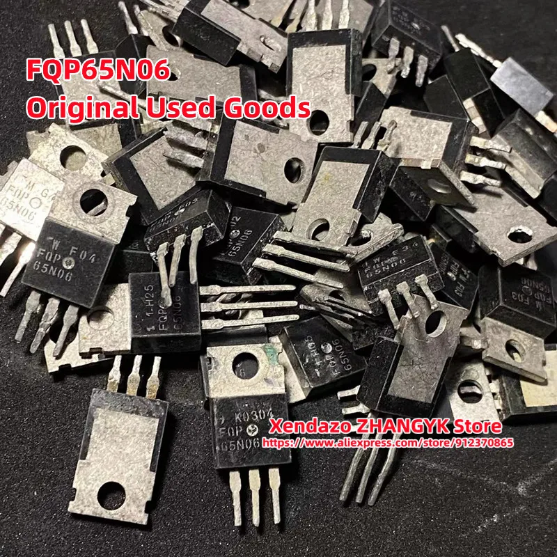 Orijinal Kullanılan Ürünler FQP65N06 P65NF06 65N06 FQPF65N06 65A 60V TO - 220 N Kanal MOSFET 10 adet / grup (yeni)