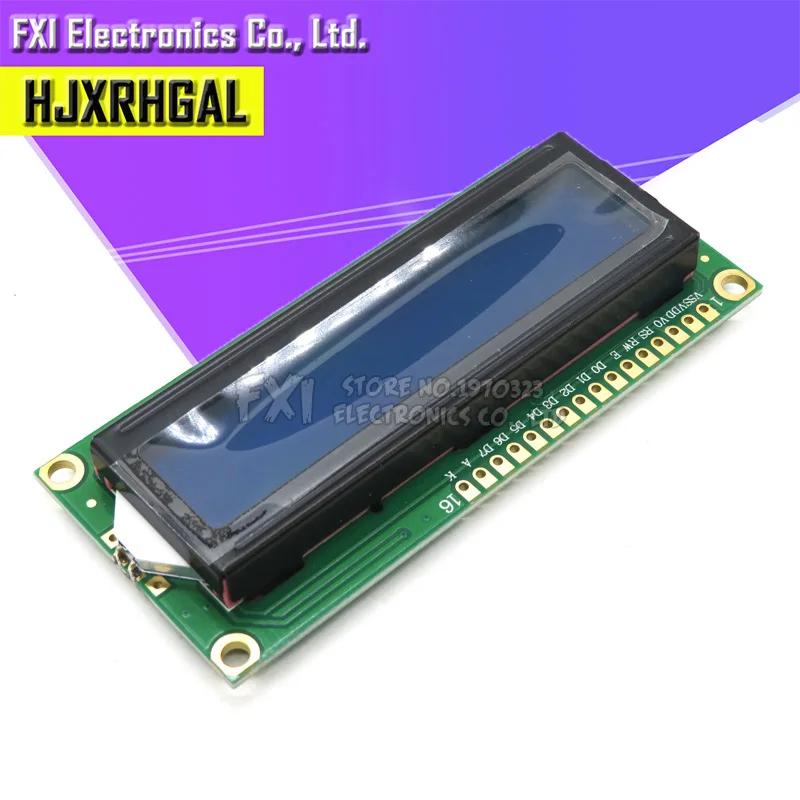 1 ADET LCD1602 1602 modülü Mavi ekran 16x2 Karakter LCD 1602 5V yeşil ekran ve beyaz kod arduino için