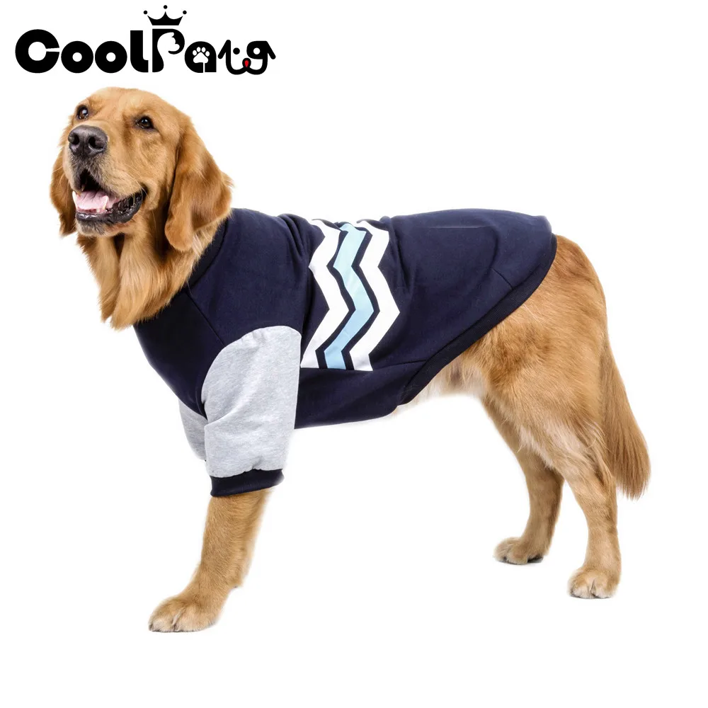 2017 Yeni Sıcak Köpek Giysileri Pet Yumuşak Dalga Desen Tasarım Hoodie Ceket Ceket Köpek Giysileri Köpek Küçük Büyük Malzemeleri