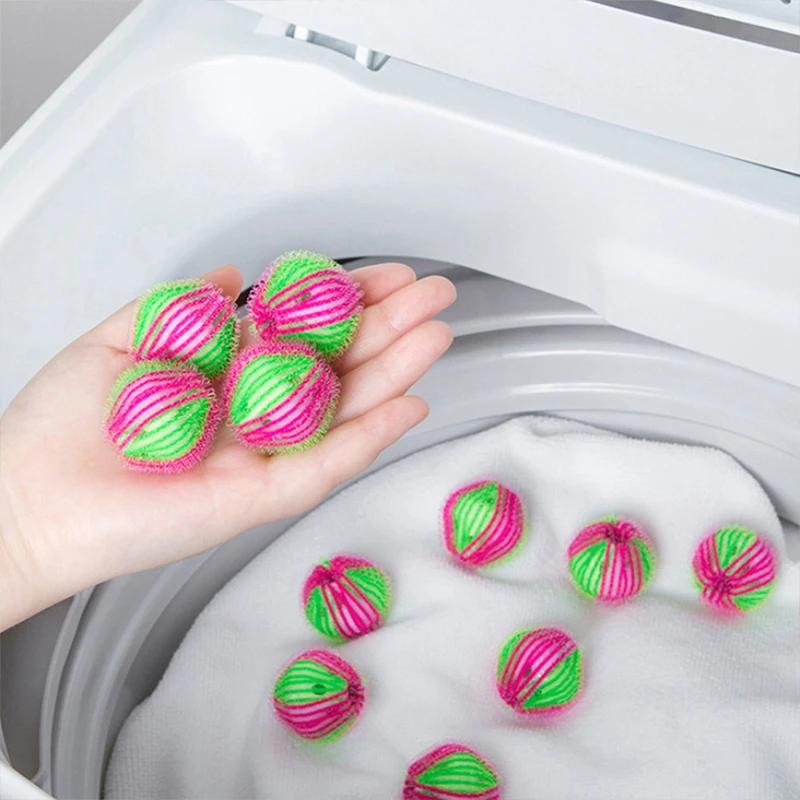 Yeniden kullanılabilir Çamaşır Topu Çamaşır Makinesi İçin Kumaş Anti-düğüm Saç Catcher Yüzen Pet Kürk Lint Kaldırma Catcher Kumaş Yıkama Topu