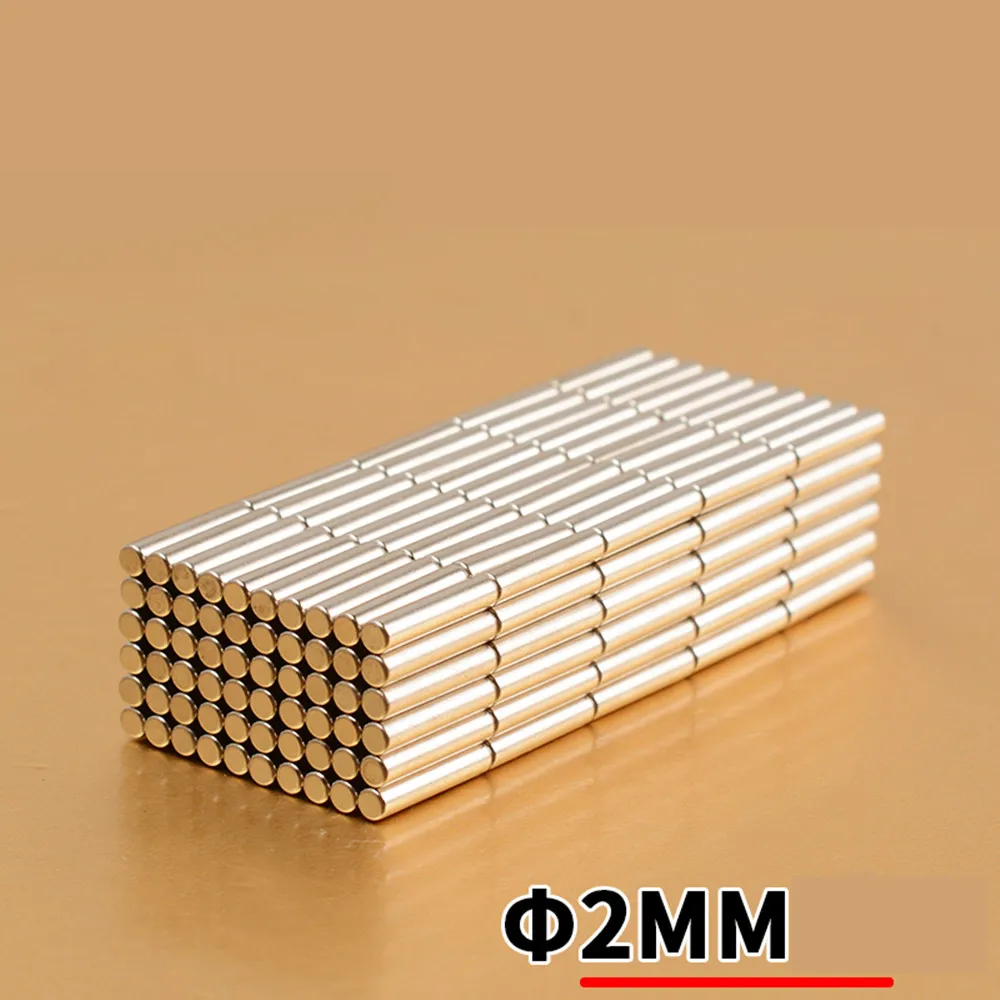 2x1. 5mm Mini Küçük Dairesel Mıknatıslar 2x1mm N35 Neodimyum Mıknatıs güçlü Dia 2x2mm Kalıcı NdFeB Mıknatıslar disk 2x3 2x4 2x5 2x10mm