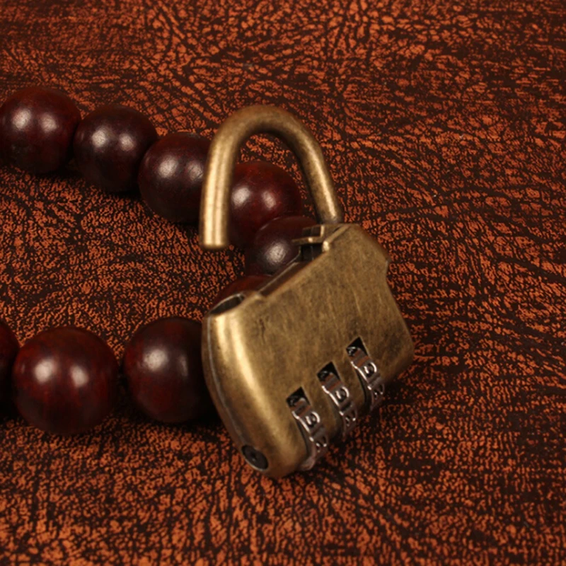 Alaşım Çinko Şifre Kilitleri Vintage Antik Çin Eski Stil Takı Göğüs Kutusu Kodu şifreli kilit Asma Kilit Küçük