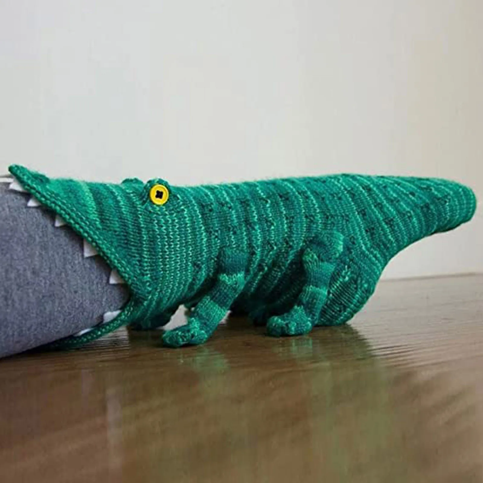 Komik noel hediyesi Çorap Kadınlar İçin Sevimli Dinozor Balık Karikatür Sonbahar Kış Örme sıcak tutan çoraplar Yeni Yıl İçin