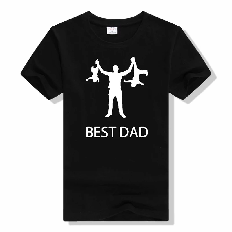 Dünyanın En İyi Baba T shirt Komik Tasarım Baba Günü Tshirt %100 % Pamuk Moda Yaz t gömlek Casual Baskı Kısa Kollu erkek T-Shirt