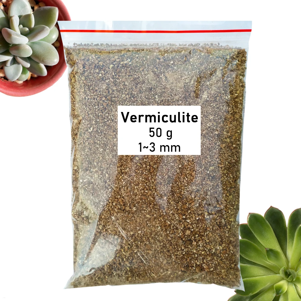 50g (0.5 L boyutu 1~3mm) vermikülit ışık lNutrient toprak bitki Kreş Nefes Gevşek Arazi Substrat Bahçe Bonsai