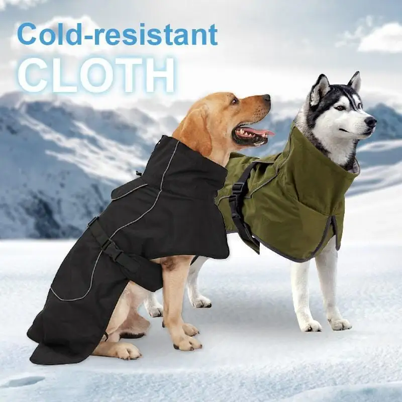 Aşırı Sıcak Köpek Giysileri Yeni Büyük Köpek Yelek Ceket Kış Giysileri Küçük Büyük Köpek Pug Ceket Köpekler Evcil Giyim XS-XXL