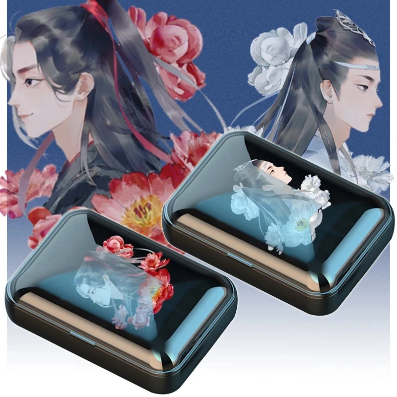 Mo Dao Zu Shi Bluetooth kulaklık Wei wu xian Lan wang ji cosplay MDZS Android İçin kablosuz kulaklık Bluetooth 5.0 HD Anime Cos