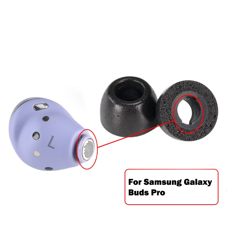 3 Pairs Bellek Köpük Kulak İpuçları Samsung Galaxy Tomurcukları Pro Uçları kablosuz kulaklık Yeni