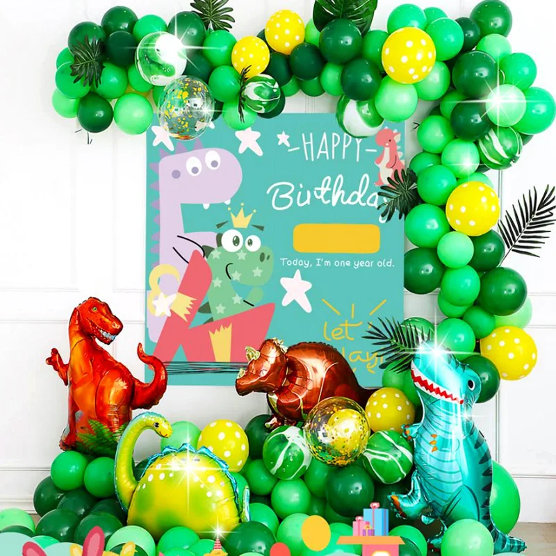 Çocuk Mutlu Doğum Günü Partisi dekorasyon balonu Seti Macarons Karikatür Hayvan Düğün 18 Yaşında Yetişkin Hediye Bebek Duş Ev İçin