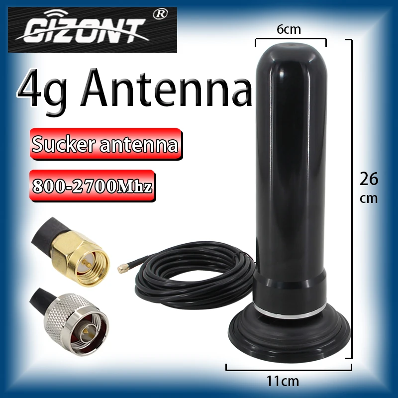 Yüksek güç GSM 2G 3G 4G LTE araç açık su geçirmez yüksek kazançlı büyük enayi anten 900-1800 / 800-2700mhz baz istasyonu anteni