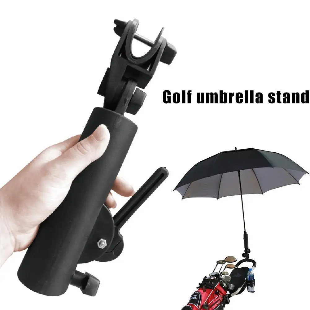 1 Adet golf şemsiyesi Standı Çift Kilit Sabit Braket Ayarlanabilir Derece Aksesuarları golf arabası Şemsiye Plastik PP Standı 180 Go A9P0