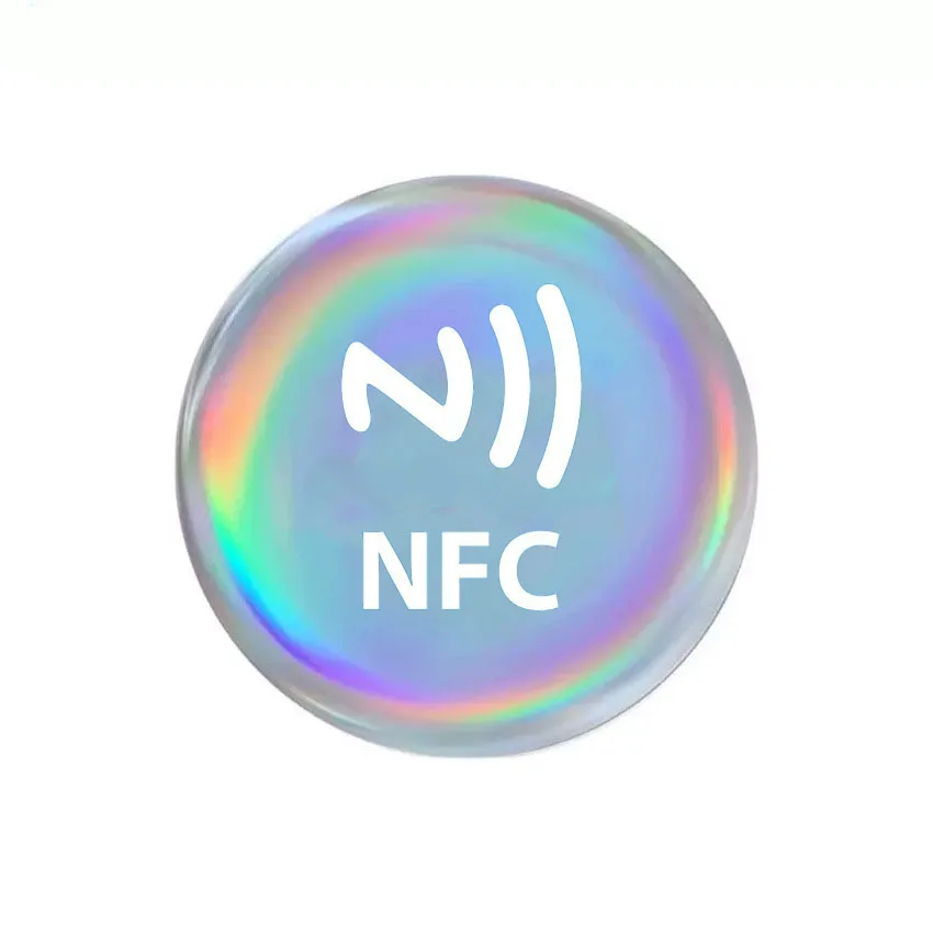 NFC Etiketleri Etiket 13.56 MHz Anti Metal NFC Ntag213 Epoksi Etiket Ntag213 RFID Etiketi tüm NFC özellikli telefonlar için