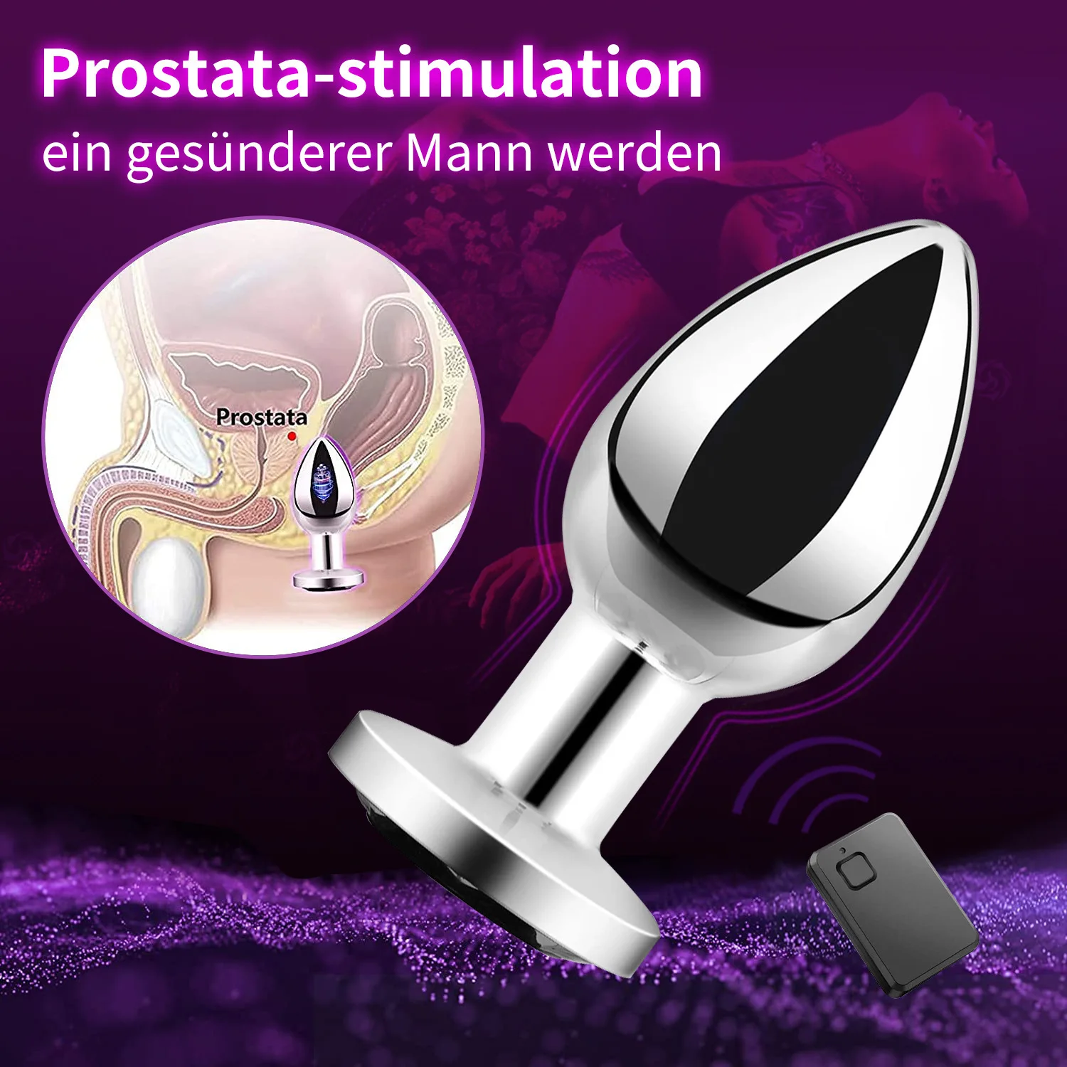 Anal Plug İtme 7 Titreşim Modları Anal Oyuncak Erkekler İçin prostat masaj aleti Uzaktan Kumanda İle Seks Oyuncakları Vibratör Anal Oyuncaklar 18