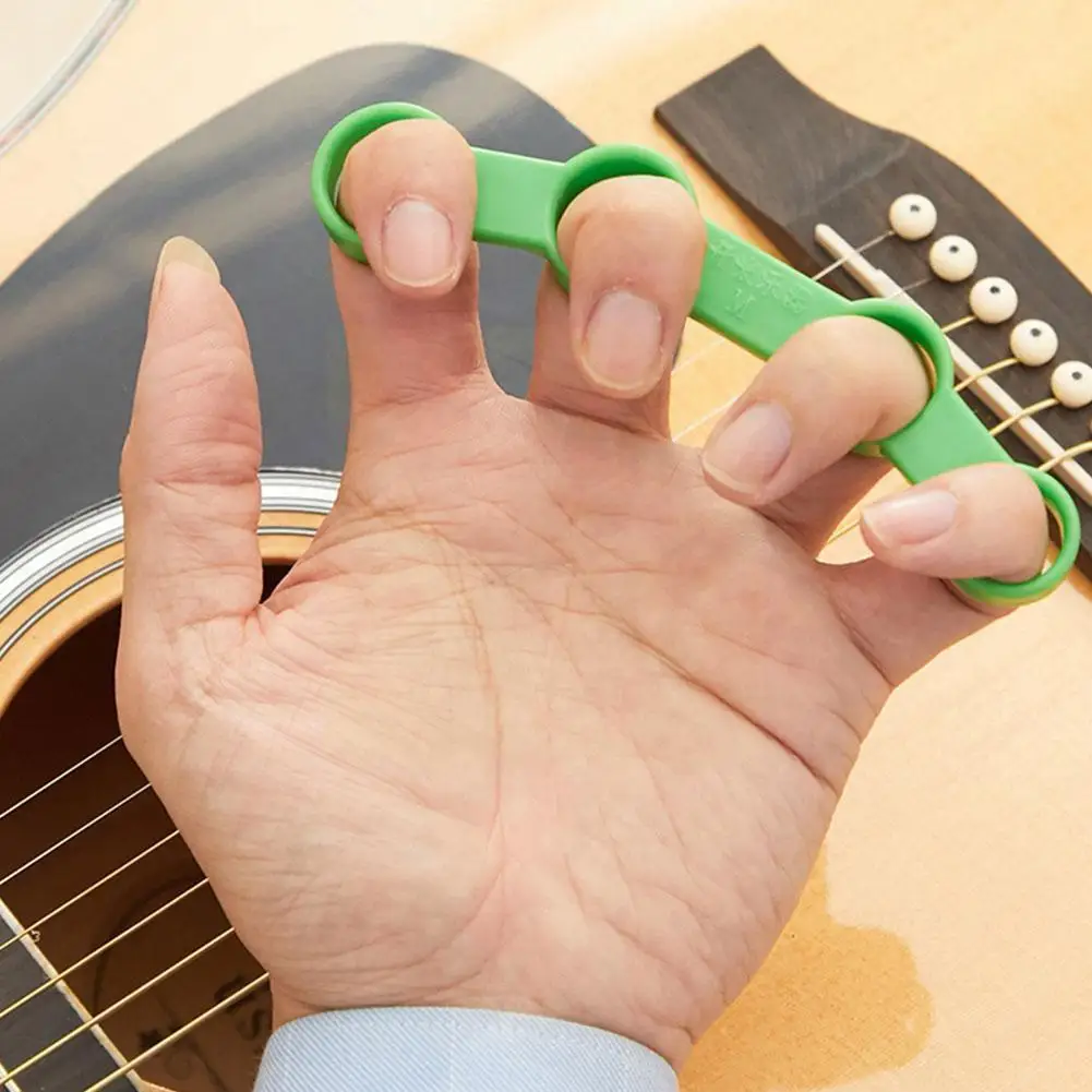 Parmak Açıklığı Eğitim El Sapları Gitar El Parmak Guitarra Piyano Eğitmeni Gerginlik Güç Kavrama Aksesuarları Egzersiz Bas Fin F1t2