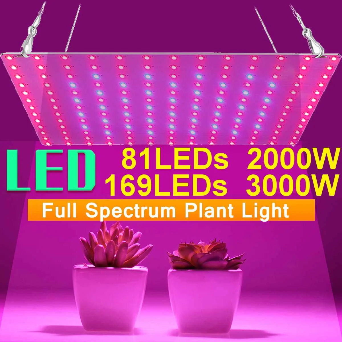 Işık büyümeye yol Açtı 265V Phytolamp bitkiler için kuantum kurulu büyüme aydınlatma tam Spektrum hidroponik bitki lamba bitki İNGİLTERE / ABD / AB
