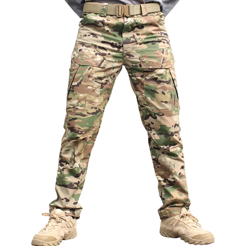 IDOGEAR Avcılık Molle Taktik Erkekler Askeri Kargo Pantolon M2 Memuru Görev Açık Spor Camo Savaş Pantolon Özel Silah Airsoft