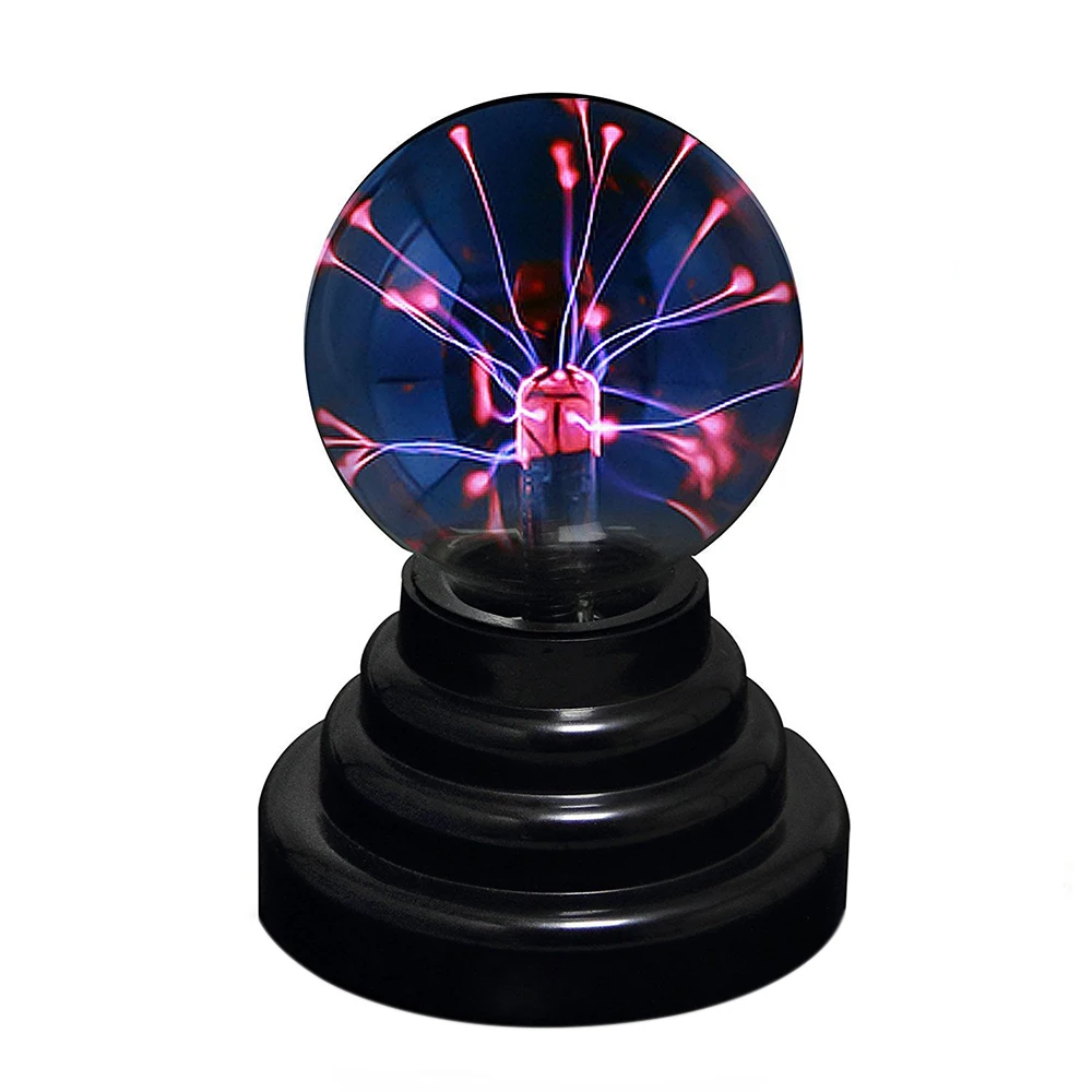 DONWEI sihirli plazma topu ışık gece ışıkları USB Powered yıldırım etkisi ortam lambası çocuklar için doğum günü noel yeni yıl hediye