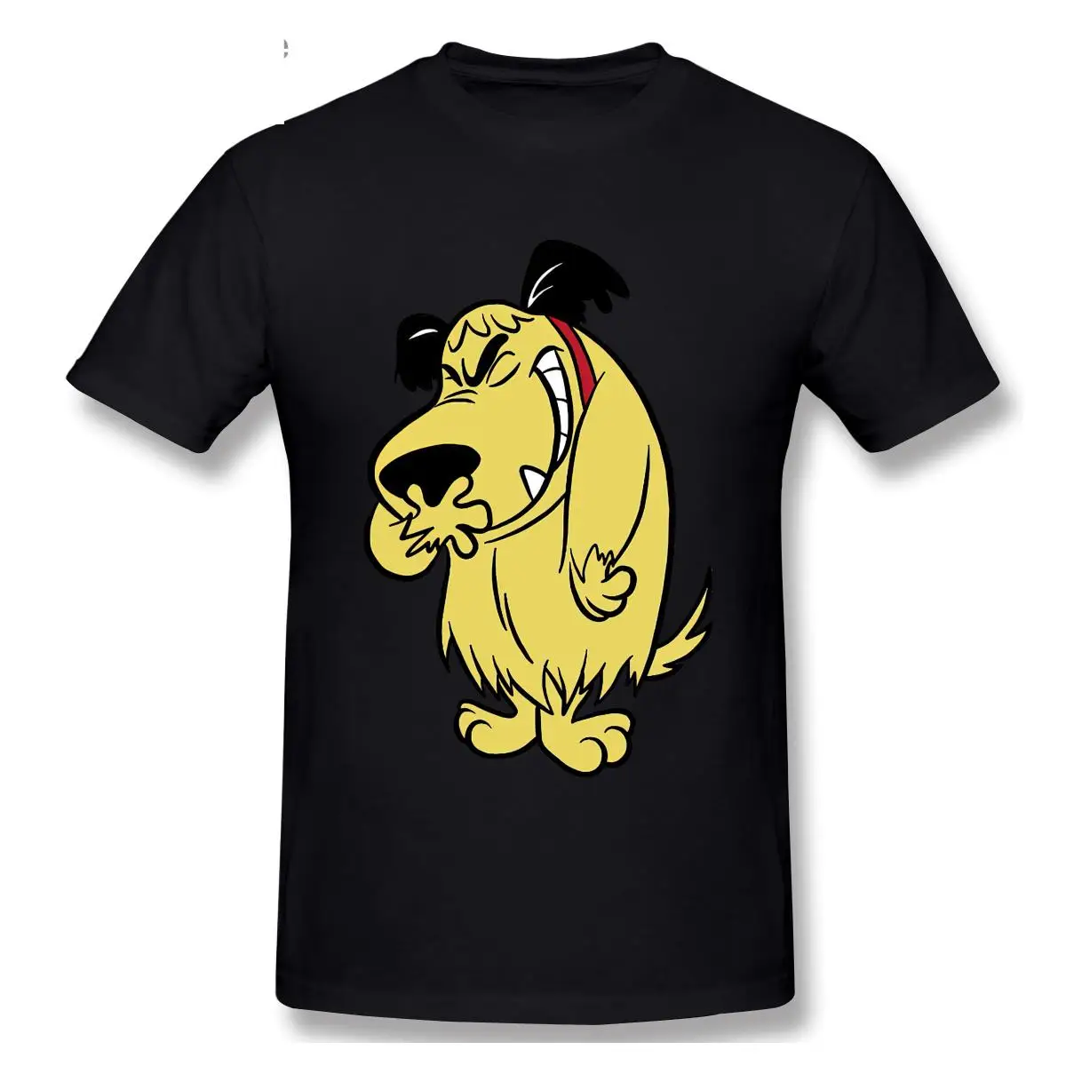 Muttley T Gömlek Muttley Mutley Karikatür Gülüyor Gülmek Köpek Mizah Hihi Heehee Haha Moda T-shirt Erkekler Pamuk Marka Tee Gömlek