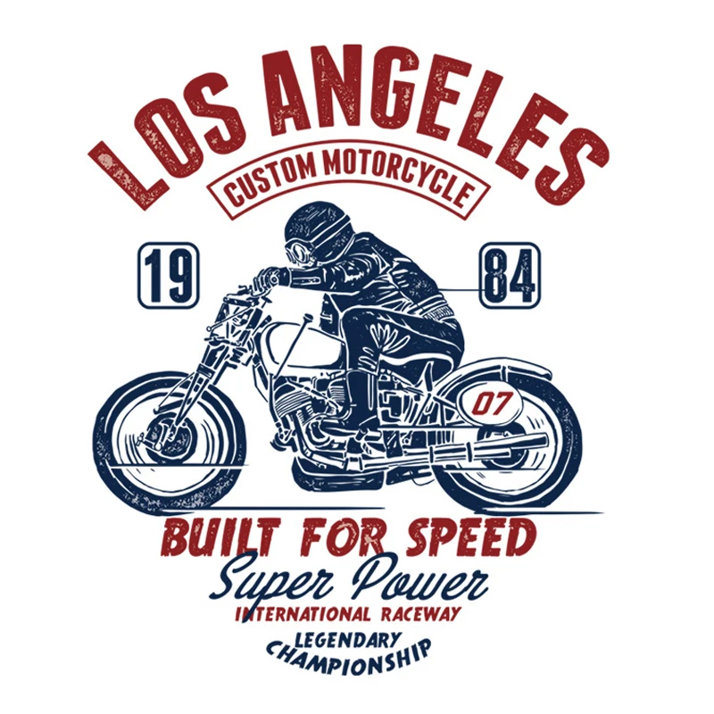 Motosiklet Demir on Lesters Yama Los Angeles Yamalar Punk Giyim Sırt Çantası Kot Termo Transferler Çıkartmalar Aksesuarları