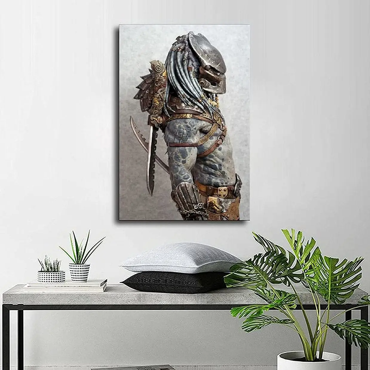Alien vs Predator Oyun Odası duvar sanatı Tuval HD Dekoratif Baskılı Posterler Yağlıboya Oturma Odası Ev Dekor Resimleri