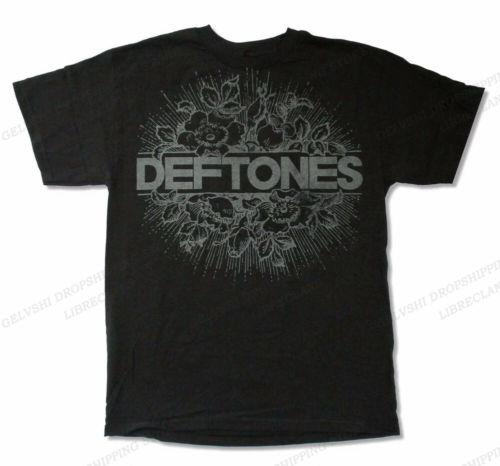 Deftones T Shirt Erkek moda tişört Pamuklu Tişört Yaz erkek tişört Erkek Hip Hop Üstleri Tee Büyük Boy erkek giyim Kadın Tee