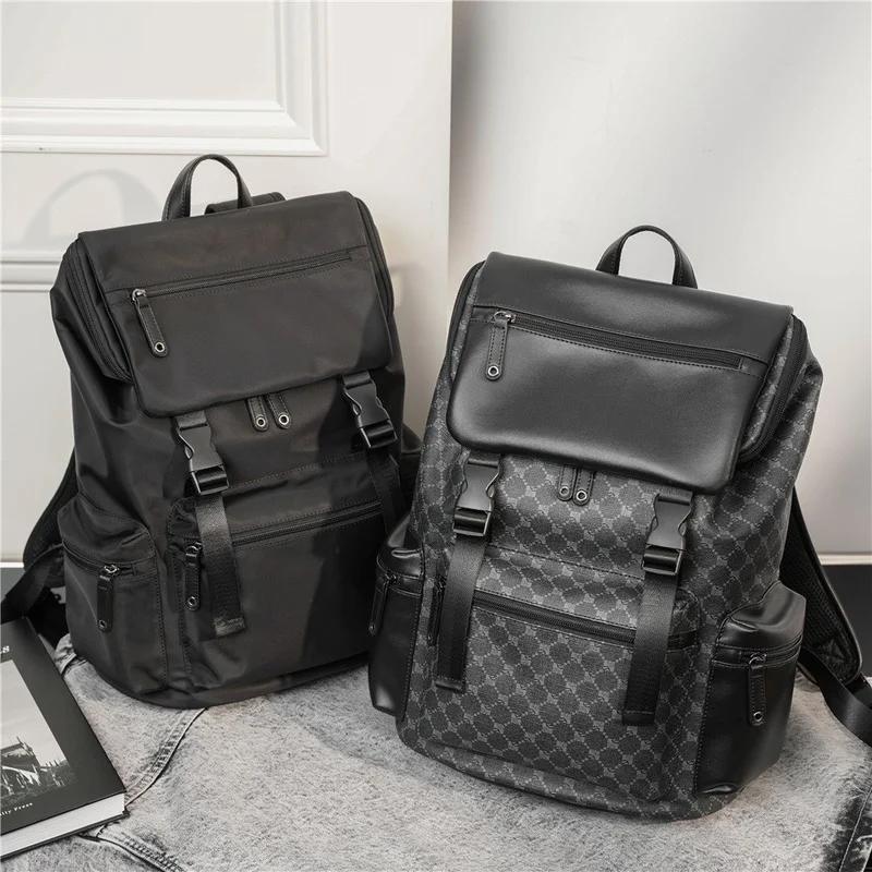 Lüks Marka Tasarım Sırt Çantaları Erkekler Yüksek Kapasiteli seyahat sırt çantası Erkekler Moda erkek Laptop Sırt Çantası Mochila Sırt Çantası okul çantası