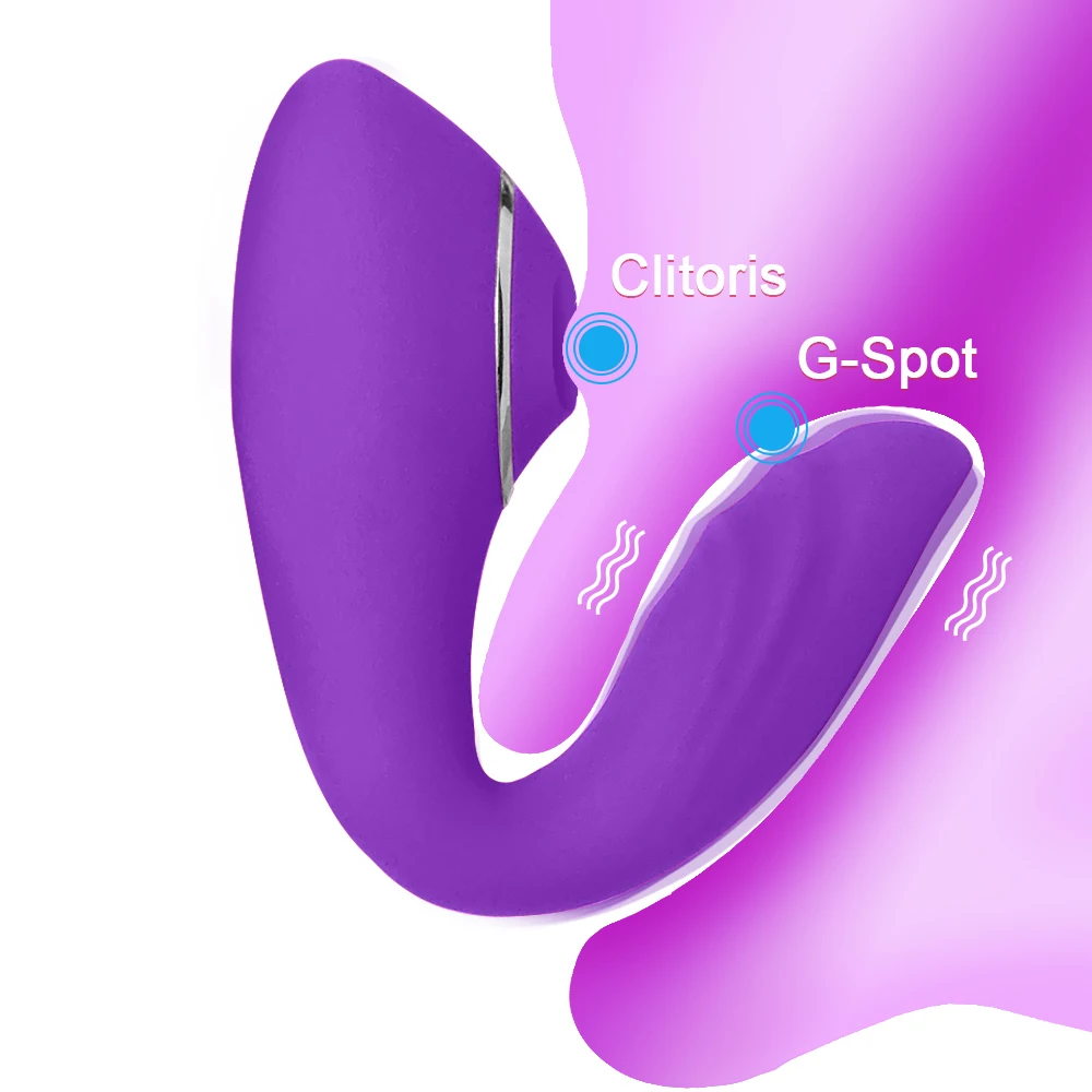 Güçlü Vibratör Kadın G Spot Yapay Penis Vakum Enayi Klitoris Stimülatörü Meme Oral Seks Titreşimli Oyuncaklar Yetişkinler Kadınlar için 18