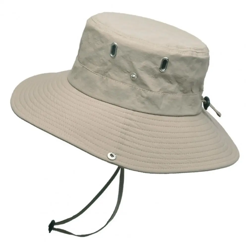 2021New Moda Yaz Kova Şapka Kovboy Erkekler Açık Balıkçılık Yürüyüş plaj şapkaları Örgü Nefes Anti UV güneşlikli kep Geniş Geniş Ağızlı