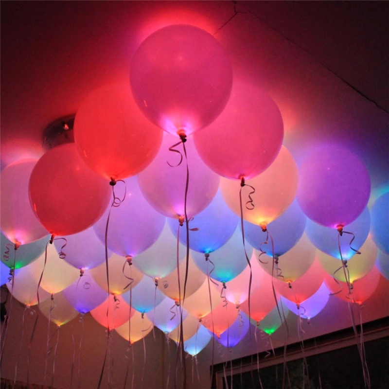 10 Adet Mini led ampuller LED lambalar balon ışıkları tatil doğum günü partisi süslemeleri ışık ev bahçe düğün dekorasyon