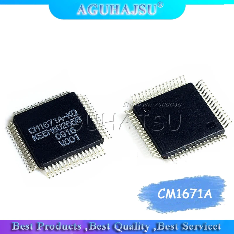 1 ADET Yepyeni orijinal CM1671A-KQ KE5M6U2656 QFP64 LCD mantık kurulu çip