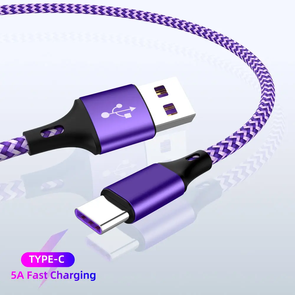 USB C USB Tipi C macbook için kablo Pro Hızlı Şarj 4.0 PD 5A Hızlı samsung için şarj Xiao mi mi 10 şarj kablosu 1M