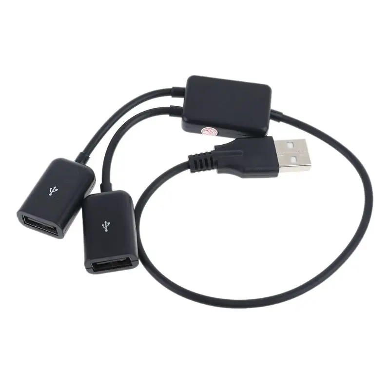 2022 Yeni Dayanıklı USB OTG Hub Kablosu yüksek hızlı USB 2.0 Erkek Çift Dişi Fiş Adaptörü Dönüştürücü Kablosu hat teli