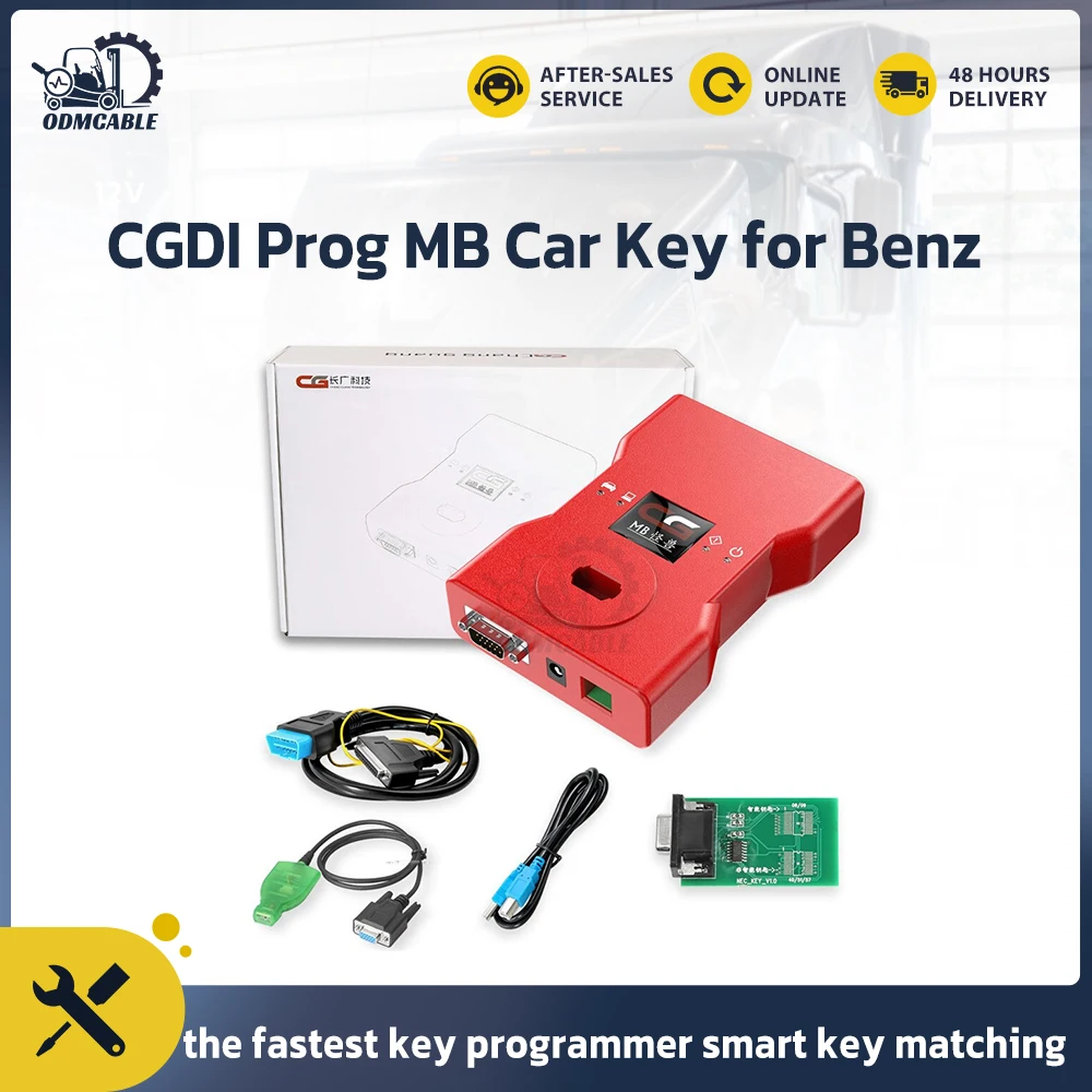 CGDI Prog MB Benz oto anahtar Programcı Desteği Tüm Anahtar Kayıp cgmb prog ELV adaptörü ile
