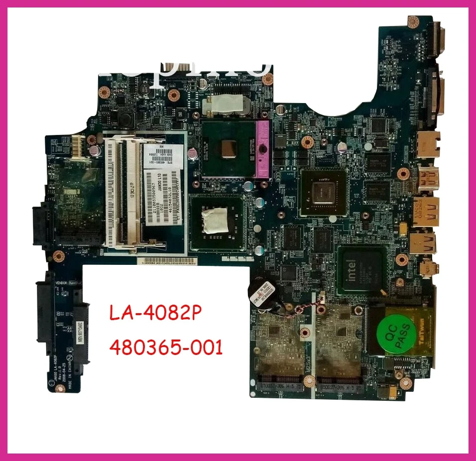 Ücretsiz CPU JAK00 LA-4082P 480365-001 Hp Pavilion DV7 DV7-1000 Laptop Anakart PM45 DDR2 9600M Grafik