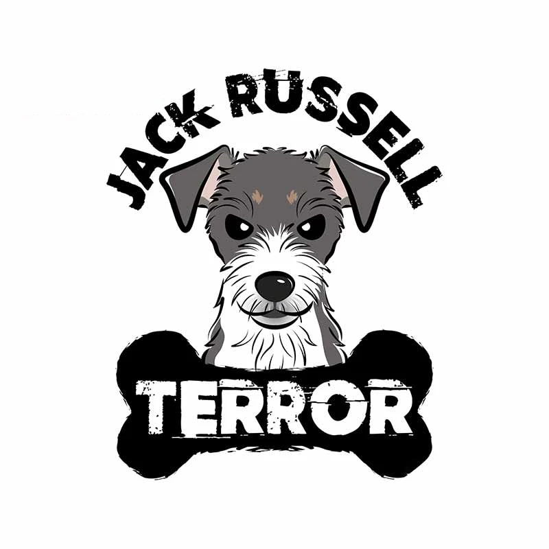 Fuzhen Butik Çıkartmaları Dış Aksesuarlar Jack Russell Terrier Köpek Araba Çıkartmaları Moda Çıkartması DIY Tıkanıklığı Scratch Sticker