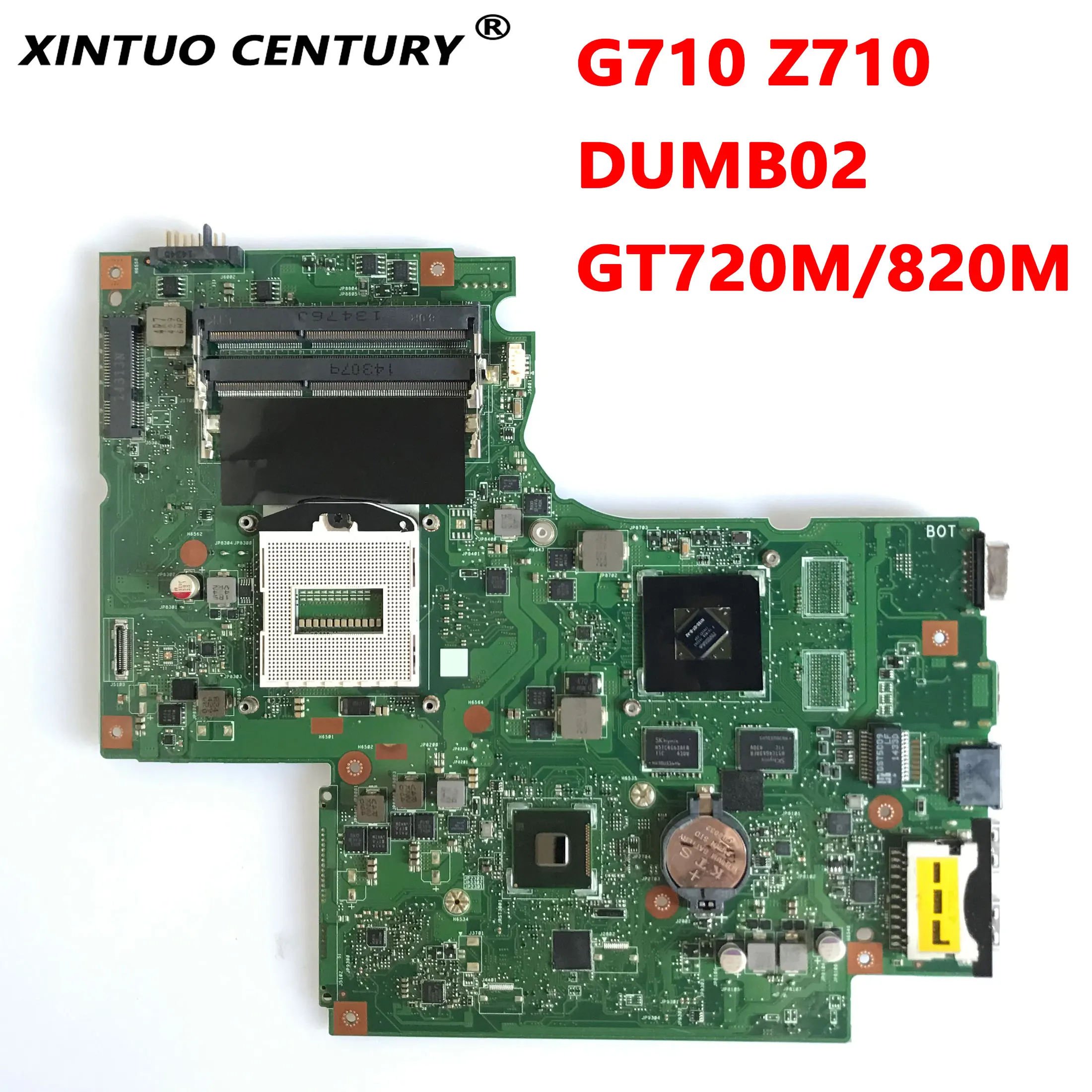 DUMB02 anakart için Lenovo G710 Z710 laptop anakart PGA947 ile GT720M / 820M GPU HM86 DDR3 %100 % test çalışma
