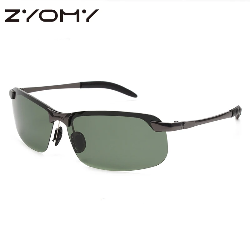 Q Marka Tasarımcısı Erkek Gözlük Gafas UV400 Erkekler Güneş Gözlüğü Polarize sürüş gözlükleri Küçük Kutu Oculos de sol