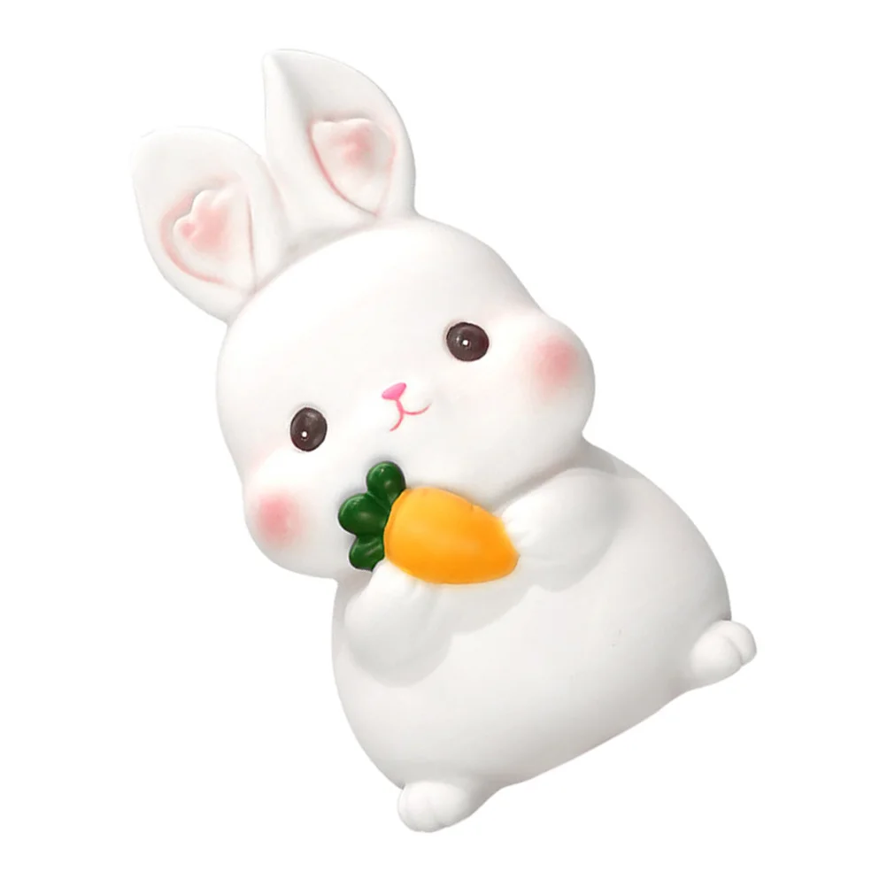 Banka Dekorasyon Bunny Piggy Paskalya Para Hayvan Tavşan Cuteinterior Araba Kutusu Parti Şekil Tablestatues Modeli