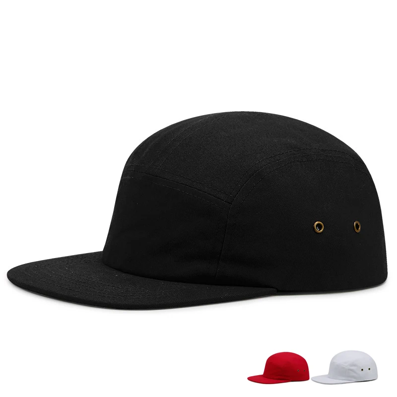 Siyah Beş Panel Kamuflaj beyzbol şapkası Snapback Kapaklar Casquette Şapkalar Rahat Gorras Hip Hop Baba Camo Şapka Erkekler Kadınlar İçin