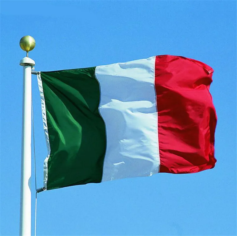 90 cm x 150 cm 3x5 FT Büyük İtalya Ulusal Bayrak Polyester Ev Dekor Etkinlik Festivali İtalyan Banner