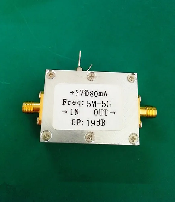 Yüksek Doğrusallık Geniş Bant RF Amplifikatörü 19dB 5m-5g Yüksek Performanslı Orta Güç Yüksek Kazançlı Düzlük