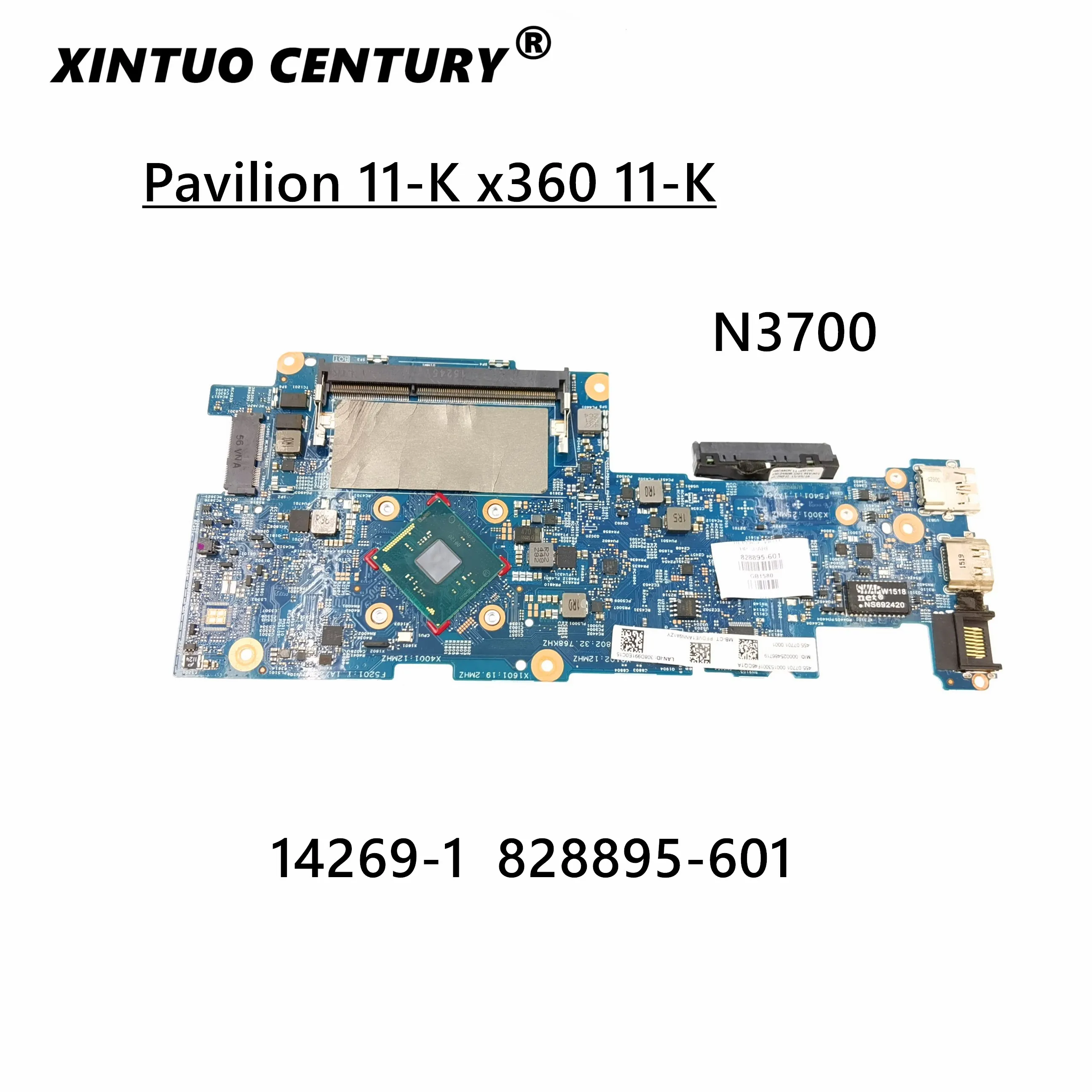 11-K x360 11-K128CA Laptop 100% DDR3L çalışma N3700 CPU ile 828895-001 828895-601 14269-1 anakart HP Pavilion için 