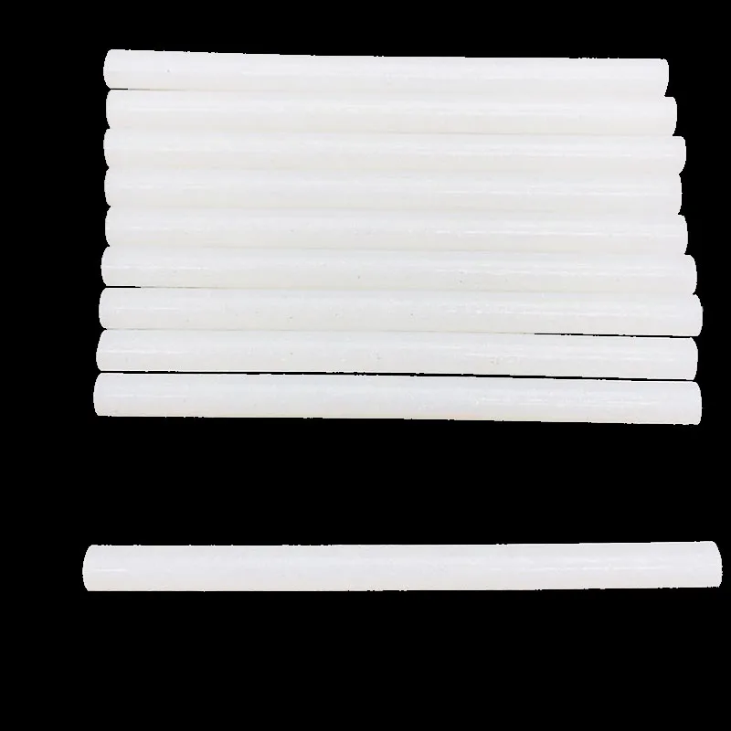 Glitter Flaş Beyaz Renk Sıcak Eriyik Tutkal Çubukları 7mm Tutkal Tabancası İçin Yüksek Viskoziteli Yapıştırıcı Onarım Aracı DIY Sanat Zanaat El Aracı