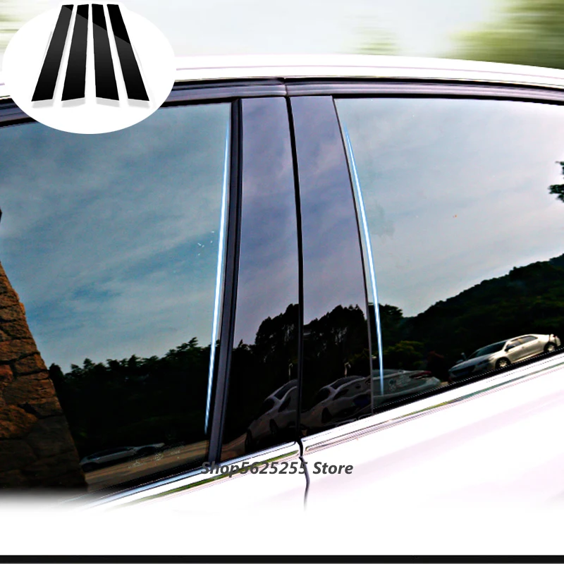 Araba Kapı Pencere Merkezi Orta Sütun Trim Dekorasyon Şerit Nissan Sentra Sylphy 2020 2021 2022 B-Pillar Koruma Sticker