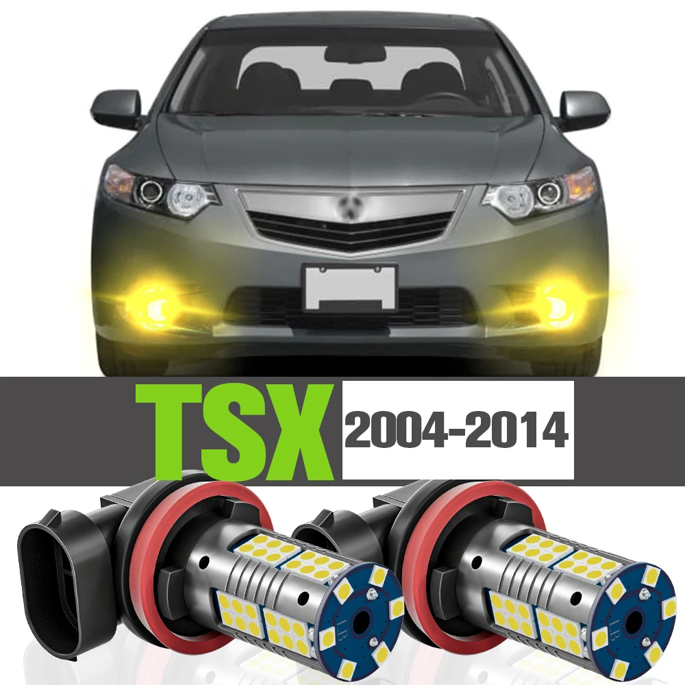 Acura TSX için 2x LED Sis Lambası Aksesuarları Lambası 2004-2014 2005 2006 2007 2008 2009 2010 2011 2012 2013