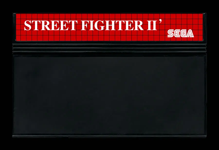 Sega master system oyun kartuşu: Street Fighter II (ABD Versiyonu! İngilizce dil!! )
